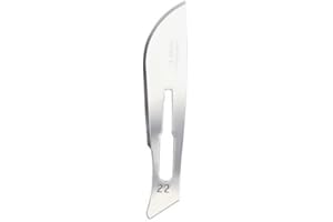 Swann-Morton® #22 Sterile Surgical Blades, Stainless Steel [Individually Packed, Box of 100]