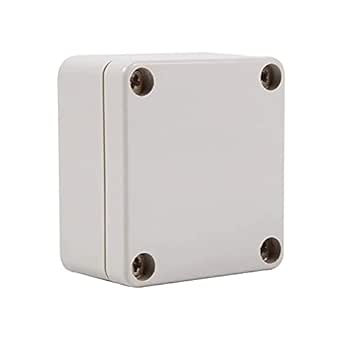 Akozon Caja de empalmes exterior, caja de conexiones impermeable IP66(65*60*35mm)