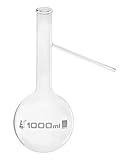 EISCO Distilling Flask with Side Arm, 1000ml