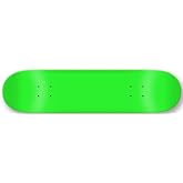 Moose Blank Skateboard Deck, Neon Green, 7.5-Inch