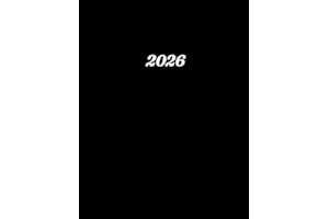 2026 Daily Planner Full Page per Day: Hourly Appointment Book | Agenda for 365 Days | Large Size 8.5 x 11 | January 2026 to D