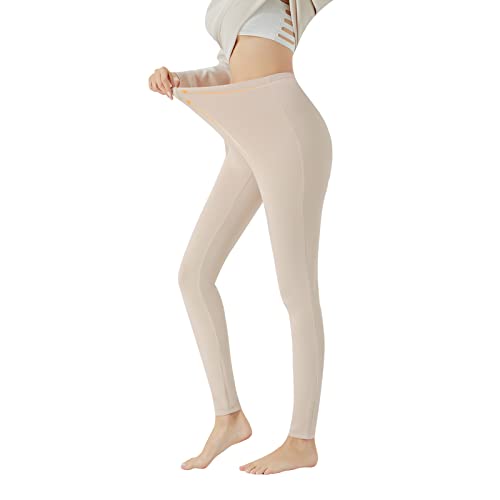 Dmsky Leggings for Women High Waisted, Soft Stretchy Tummy Control Butt Lifting Full Length Yoga Pants, (Olive, L)