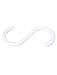 uxcell Plastic S Shape Hooks Hangers Clasp for Home Organization 5PCS