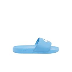Lacoste Women's Serve Slide, Light Blue Croc, 6