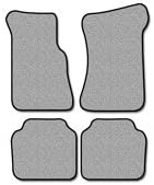MERCEDES-BENZ 240-D Floor Mat set Carpet Custom Fit Replacement 4 pc set (2 pc fronts &amp; 2 pc rears) Action backing &amp; binded edges Black Fits 1974-1976 Avery's Floor Mat 829-B