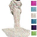 ROSEER Mermaid Tail Blanket for Kids Girls Adults Super Soft Sleeping Bags, Best Gift for Birthday and Holiday 74