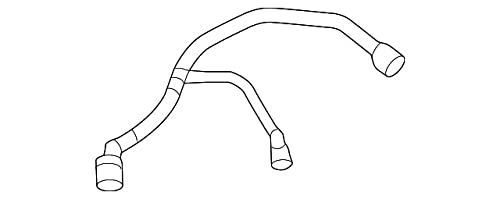 GM Parts 12673862 Tubo de ventilação positiva do cárter (PCV), preto
