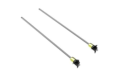 image for VOLANTEXRC 2pcs RC Boat Shaft, 2pcs RC Watercraft Propeller for Remote