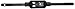 Cle-Line C67201 Style 240#0 Standard Straight Tap Wrench, 5
