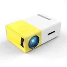 Callie YG300 Portable Mini Home Theater LED Projector with Remote Controller