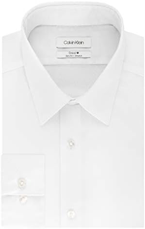 Calvin Klein Men's Dress Shirt Slim Fit 
