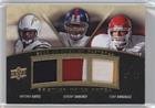 Antonio Gates; Jeremy Shockey; Tony Gonzalez #17/25 (Football Card) 2008 UD Premier - Premier Trios Patch #PTP-GSG