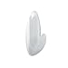 Command Medium Bath Hooks, Holds up to 3 lb, 2 Shower Hooks with 2 Command Strips, Damage Free Bathroom Organization for Robes, Towels, or Loofahs