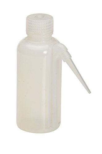 Vestil BTL-NT-4 Low Density Polyethylene (LDPE) Round No Tip Side Dispensing Bottle, 4 oz Capacity, Clear