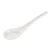 Porlien White Bone China Asian Soup Spoons 6.75 Inch-Set of 4