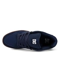 DC Men's Manteca 4 Sneaker, Navy/Gum, 6