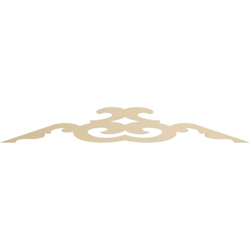 72"W x 12"H x 1 1/2"P (4/12) Pitch Benson Signature Urethane Gable Pediment, Pr…