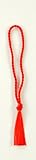 Tassel Depot 2-Inch Floss Bookmark Tassel with 4-Inch Cord Loop, 100-Piece, Red