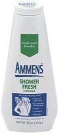 Ammens Medicated Powder, Shower Fresh Formula - 11 oz by Idelle Labs