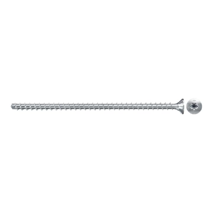 fischer PowerFull II 10.0 x 280, Premium Fully Threaded Screw (Pack of 50) with Innovative Tip Geometry, Steel Screw for Supporting Wooden Constructions with Countersunk Head, Reduces Splitting Risk — image 1
