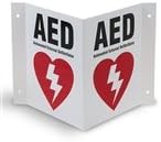 AED 3-Way Sign