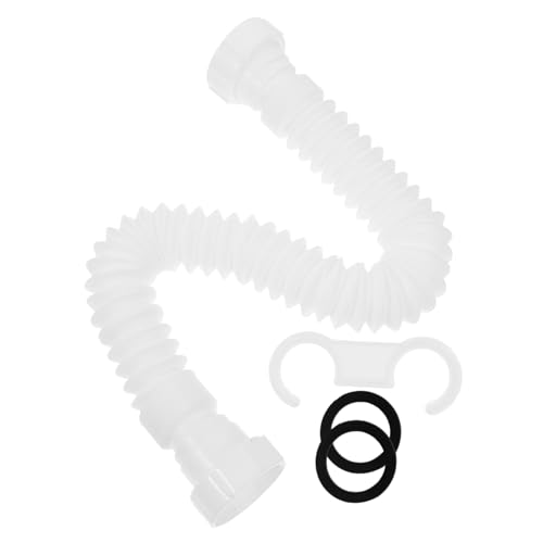 DOITOOL Adjustable Sink Drain Pipe Expandable Drain Hose for Kitchen and Bathroom Easy to Install Double Threaded Design for Secure Connection Space-saving under Sink