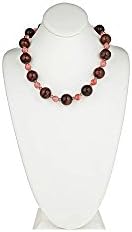 Red Tiger Eye, Cherry &amp; Smoky Quartz Necklace