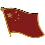 Metal Lapel Pin - World National Flag - China Country