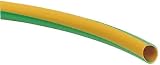 Harlington Group 3mm Earth Sleeving 1M Green Yellow PVC Wire DIY Electrical view 3