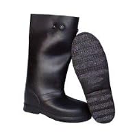 TREDS 14855 Super Tough 12" Pull-On Stretch Rubber Overboots for Rain, Slush, Snow and Construction, Large/X-Large (One Pair)