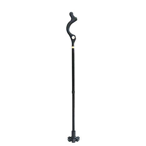 S WIDEN ELECTRIC Trekking Poles Collapsible Hiking Poles Lightweight Walking | Old Man's Crutches | 360 °Adjustment Folding Cane | Portable Self-Standing Hand Walking Stick for Men Women - Thumbnail 4