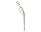 Steel Lay-back Bike Seat Post w/Support, Various Sizes