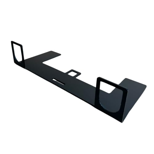 Suporte Adaptador ISOFIX Universal para Banco Traseiro, Aço Carbono 3mm, 13,5 x 33,5 x 7cm, Preto Premium