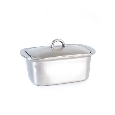Lakeland Stainless Steel Insulated Butter Dish with Lid