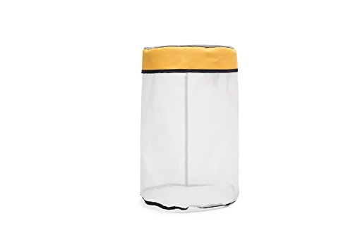 Beslands 5 Gallon 220 Micron Zipper Ice Mesh Hash Bubble Bag Kit for Extracting Herbal Medicine Washing Machine Extractor Filter Bag (Yellow)