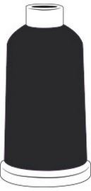 Madeira Rayon Thread 1100yd Spool BLACK Color: 1000