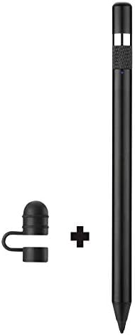 Midowaa Digital Stylus Pen for Touchscreen, [2nd Generation/ 1.6 MM Solid Rubber Tip] Compatible with Apple iPad Pro, iPhone XS/Max/XR/X/8/7, Andriod Tablets and Cellphones (Black)