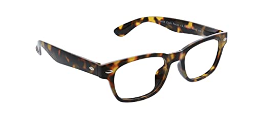 Peepers by PeeperSpecs Clark Blue Light Blocking Reading Glasses, Tortoise +2.25