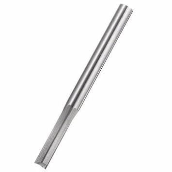 Generic 3.175Mm Shank 12Mm Double Edged Straight Grooving Milling Cutter Engraving Machine Tool