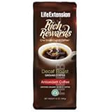 Life Extension Rich Rewards Decaf Roast Ground Coffee, 12 oz (Pack of 3)