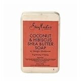 SheaMoisture Coconut & Hibiscus Shea Butter Soap, 8 Ounces