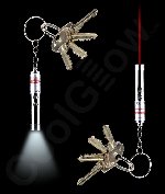 LED Laser Key Chain- Black