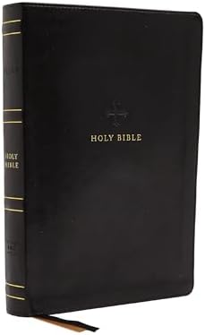 NRSV, Catholic Bible, Standard Personal Size, Leathersoft, Black