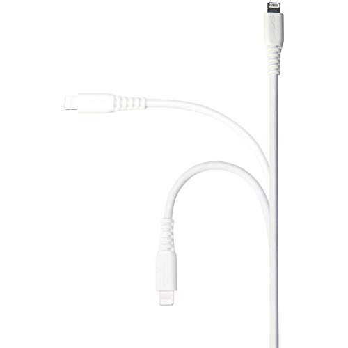AmazonBasics Lightning to USB A Cable Apple MFi Certified White, 10