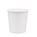 Belinlen Paper Ice Cream Cups, Paper Hot/Cold Soup Cups - 100 Count (White) (16 oz)