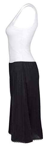 image for TruFit Sleeveless Full Length Slip for Women - 100% Cotton - Elegant L