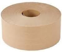 Gummed Kraft Paper Tape for shipping and sealing, Strong and Water activated Tape 3 Inches x 600 feet - by Shipping Master (1 Pack)