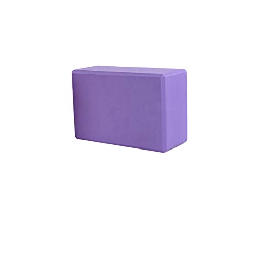 Yoga Block EVA Foam Yoga Brick Exercise Fitness Bricks Lightweight Yoga Aid Tool Great for Yoga and Pilates Purple