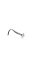 316L Surgical Steel Nose Screw Ring 2mm CZ 20G
