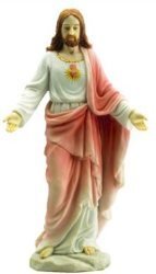 Sacred Heart of Jesus Statue Veronese Collection 8 inches